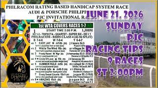 PJCI LIVE RACING KARERA TIPS OF BATANG PISTA PHIL JOCKEY CLUB RACE JUNE 21, 2026 SUNDAY @2:00PM