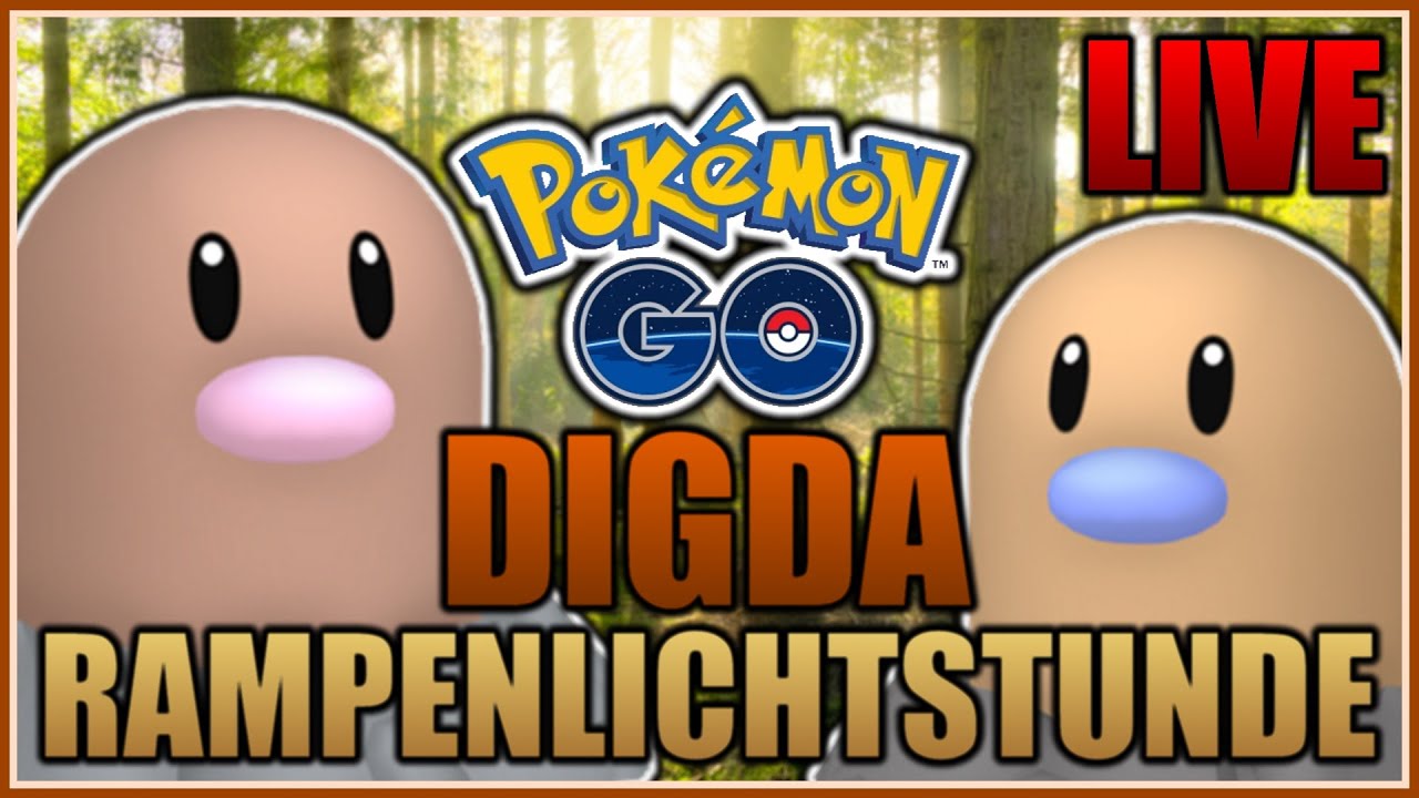 ⛏️ Rampenlicht-Stunde Digda (Diglett Spotlight Hour) - Pokemon Go [Live ...