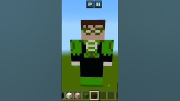 Minecraft build green lantern🤑🥵😎#shorts#DC