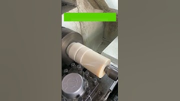 Plastic Shaft Turning Process Lathe Machine Turning Process #lathe  #shortsfeed #shorts #short #job