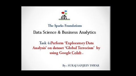 Task-04 Exploratory Data Analysis - Terrorism by The Spark Foundation