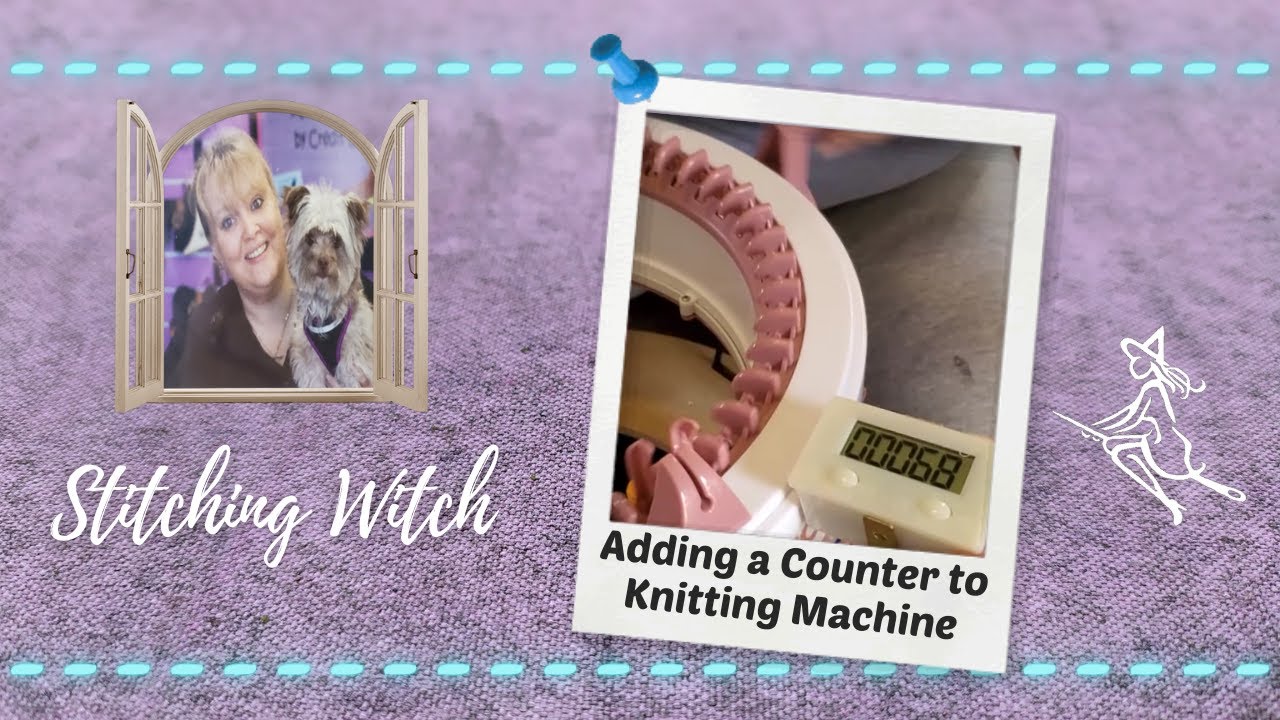 How to add a digital counter to your circular knitting machine 
