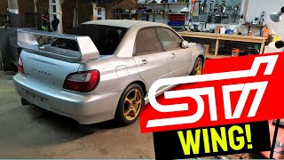 My 2002 WRX Gets an STI Wing Conversion (Ikon Motorsport Replica)