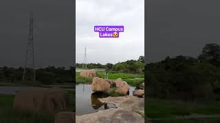 hcu uoh campus lakes & natural beauty ?