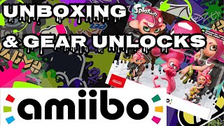 Octoling Amiibo 3-Pack Unboxing Gear Unlocks
