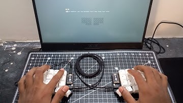 corne keyboard typing test