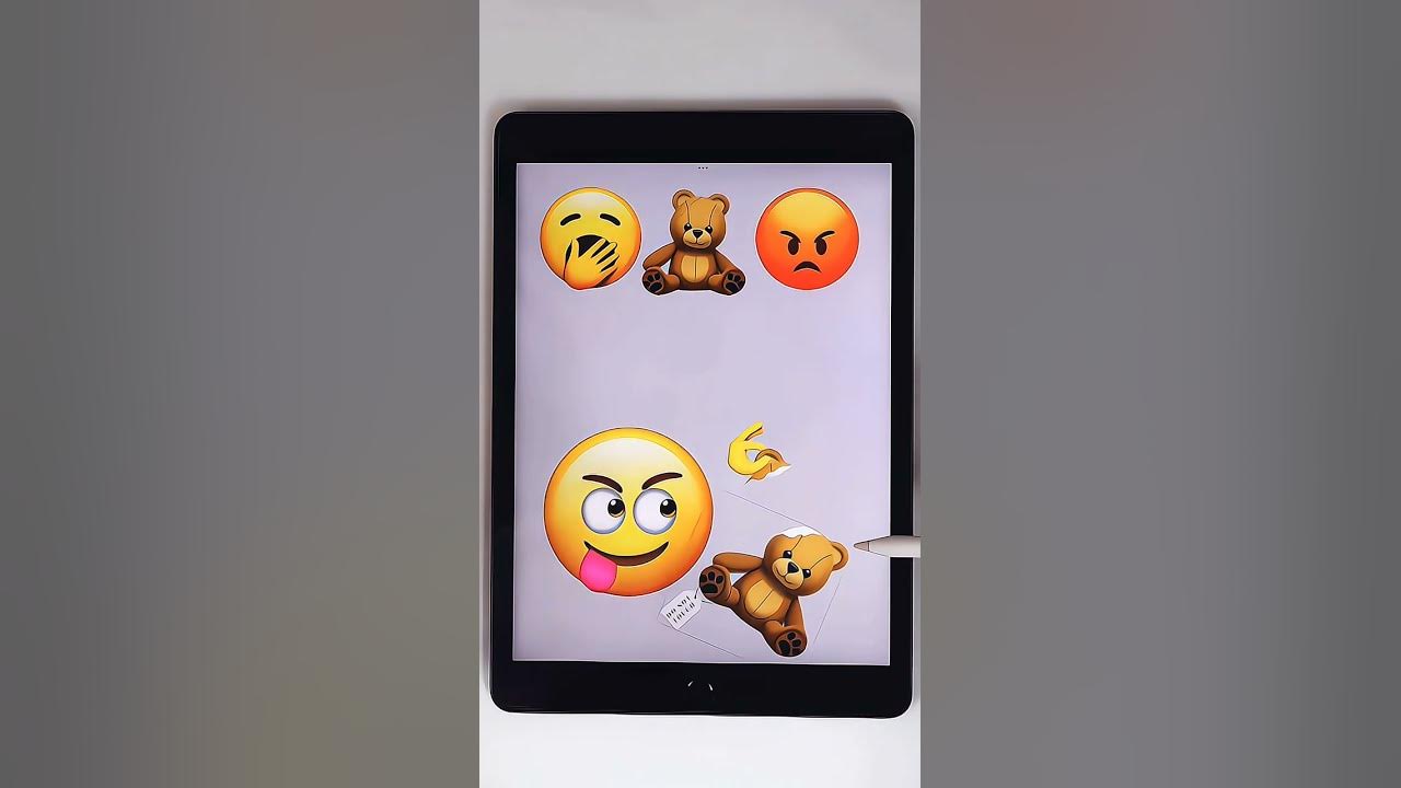 Name this emoji 🧸😭#digitalart #funny #shorts #emojichallange