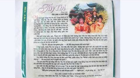 Cải Lương - TÂY THI (trước 1975) - Thanh Tuấn, Lệ Thủy, Chí Tâm, Bích Hạnh, Diệp Lang