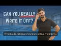 Can You Write Off Educational Expenses? What Actually Qualifies