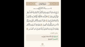 آيات في دقيقة واحدة سورة التغابن 1 تلاوة الشيخ سعد الغامدي