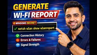 Generate WLAN Report in Windows | Step-by-Step Guide #novatech26 #shorts