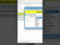 Separate Departments Trick #techcomputerhindi #excelreports #exceltutorial