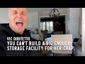 You cant build a big enough storage facility for her crap