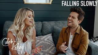 Video thumbnail of "Falling Slowly - ONCE (Caleb + Kelsey Cover)"