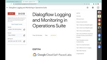 Dialogflow Logging and Monitoring in Operations Suite || #qwiklabs || #GSP794   [With Explanation🗣️]