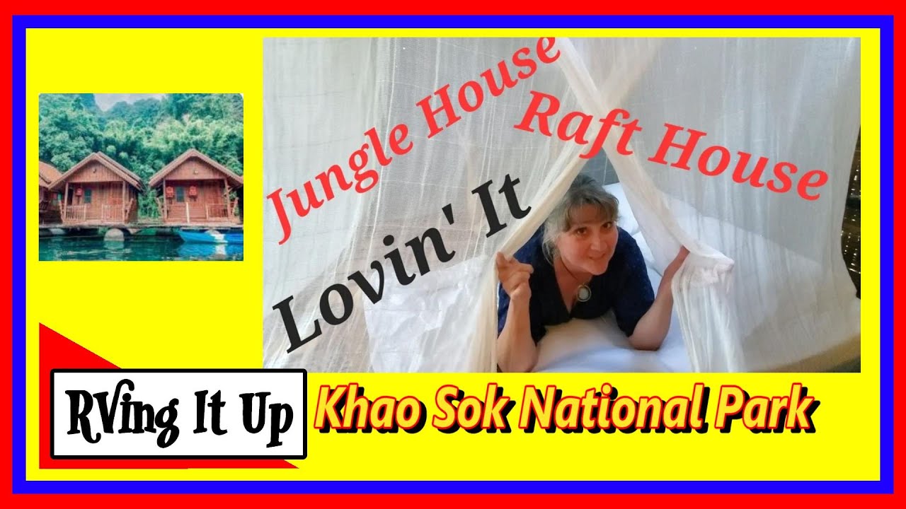 Our Jungle House and Cheow Lan Lake. Thailand.