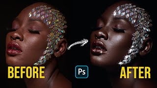 Beauty Editorial Edit in Adobe Photoshop screenshot 5