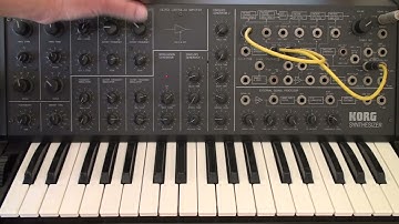 Korg MS-20 A1 loop #korgms20 #2WireChallenge