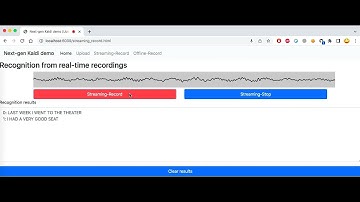 Endpointing demo with next-gen Kaldi - English
