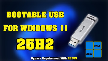 Set Up Windows 11 25h2 As a Bootable USB Pendrive (Uisng RUFUS)