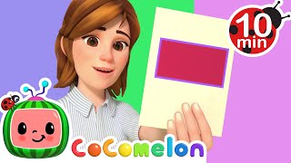 Rectangle Song - Shapes For Children | CoComelon Nursery Rhymes & Kids Songs