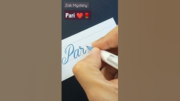 #pari Comment your name -Calligraphy Writing #shorts #zakmystery #calligraphy #handwriting #lofi
