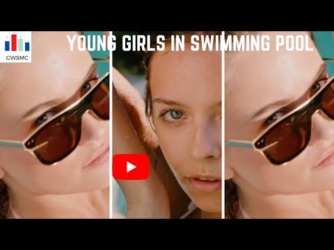 Young Girls in Swimming Pool | GWSMC | #youtube #streaming #young #girl #swimmingpool #floating #joy