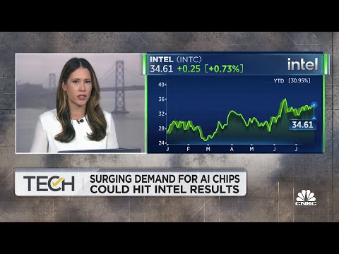 Surging demand for A.I. chips could hit Intel results