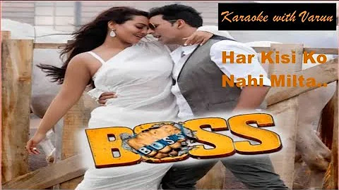 Har Kisi Ko Nahin Milta KARAOKE with Lyrics|Boss|Akshay- Sonakshi |Low Scale #karaokewithvarun