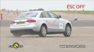 euro ncap | audi a4 | 2009 | esc test