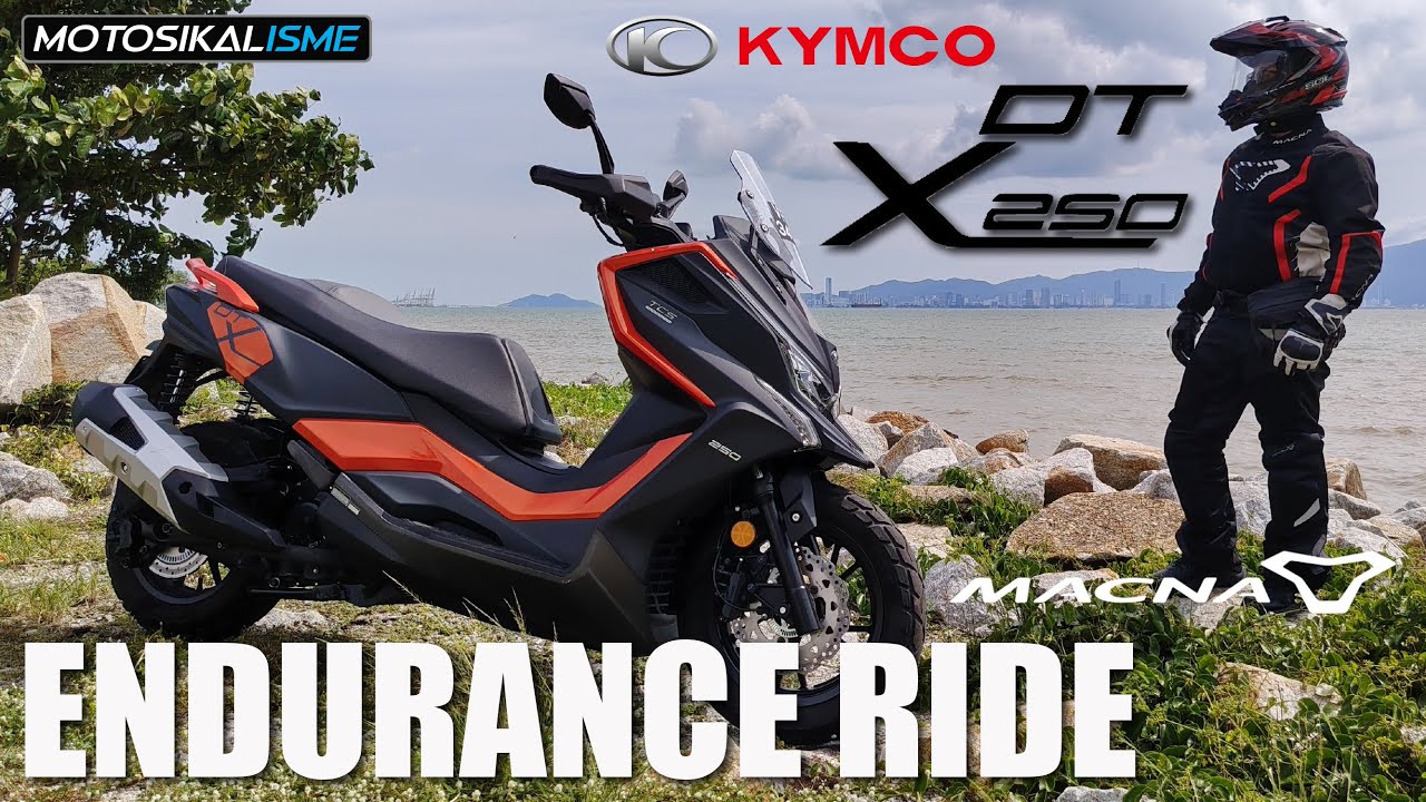 KYMCO DTX250 ENDURANCE RIDE | FULL TANK CHALLENGE