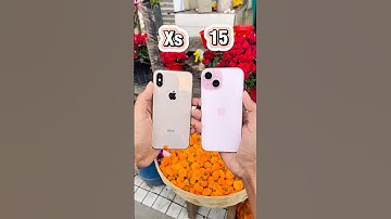 iPhone XS Vs iPhone 15 || Camera Zoom Test! #shorts #iphone