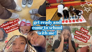 GRWM and come with me to school! School day in my life | Freshman school vlog