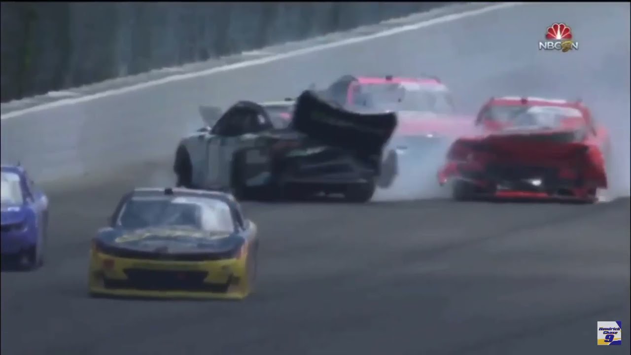NASCAR Pocono 2021 Crash Compilation