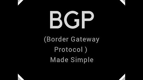 BGP (Border Gateway Protocol)