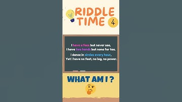 I Have Hands But Can’t Hold Anything! ❓ 🤔👀 #braingames #brainteaser #riddles #shorts