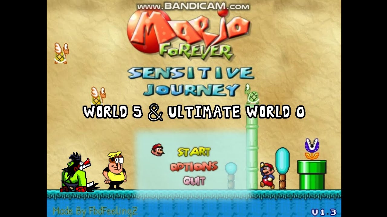 Mario Forever Sensitive Journey v1.3 / ( World 5 & Ultimate World 0 )