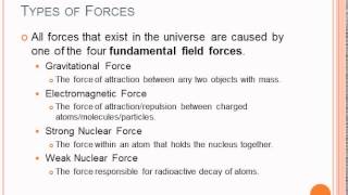 Chapter 4 - Video 1: Introduction to Forces