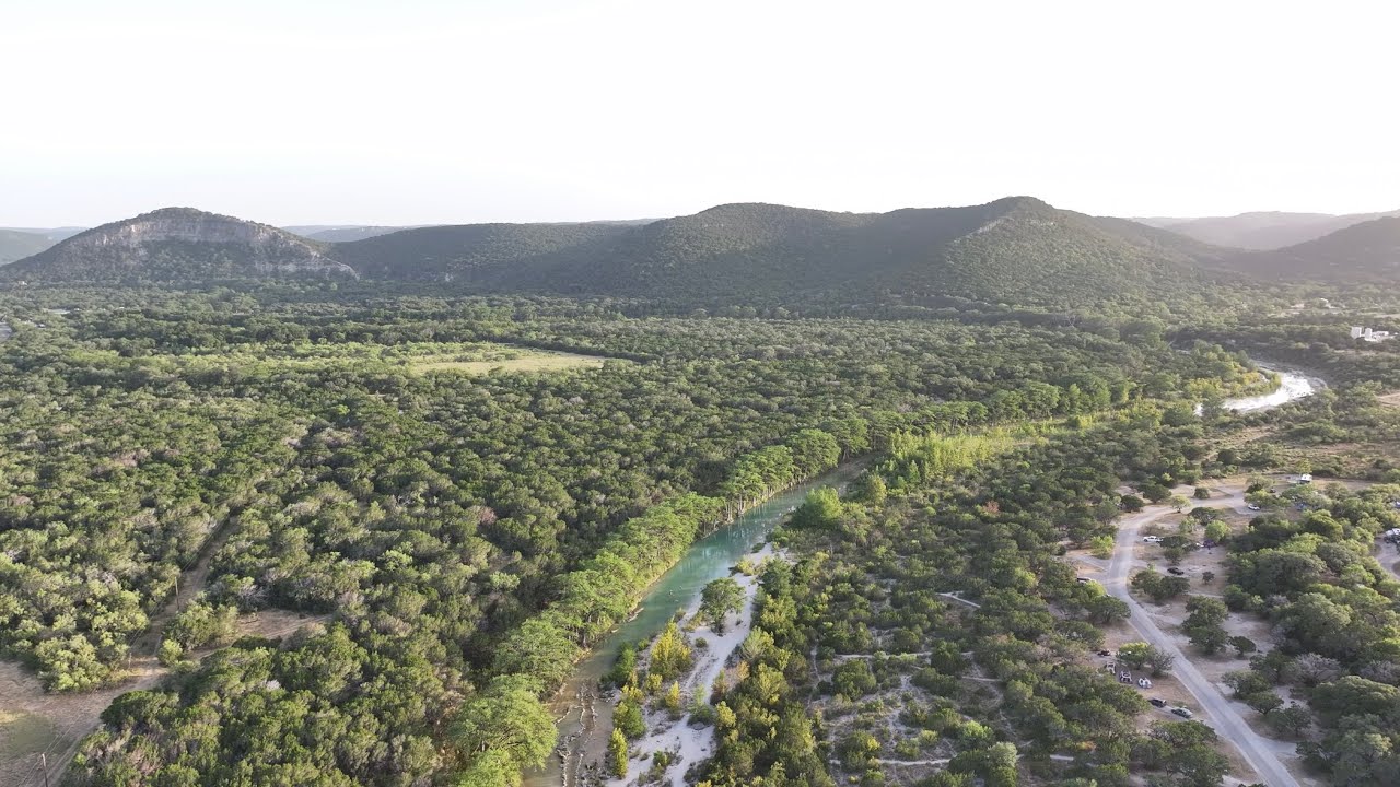 Frio Ridge Frio River Aerial Footage - YouTube
