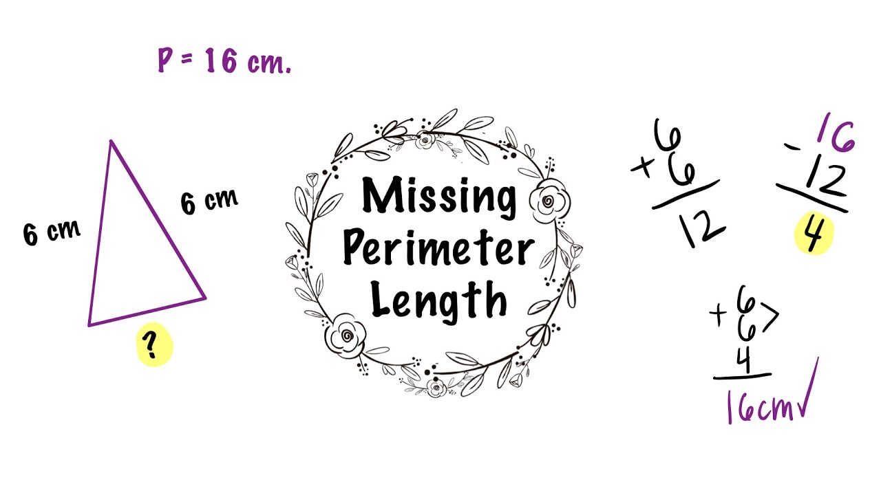 Missing Perimeter Length Part 1 YouTube Missing Perimeter Length Part 1 YouTube