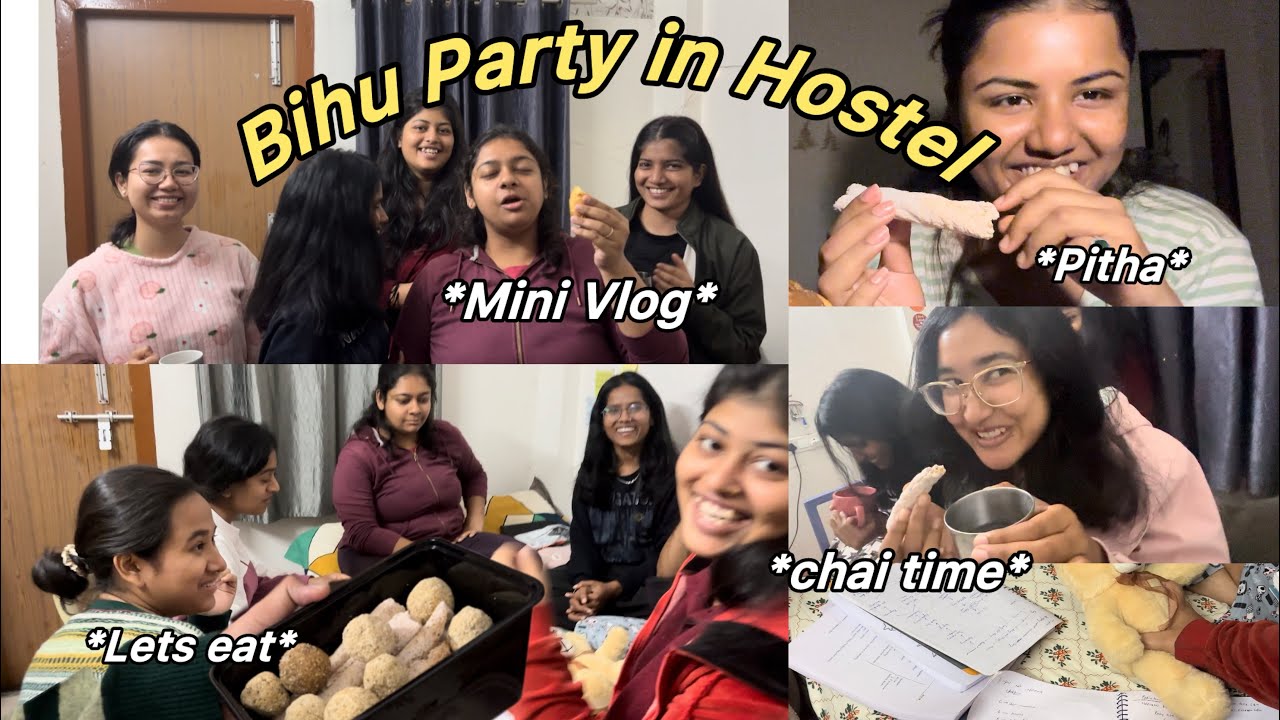 Hostel Vlog😁ft. BIHU💕|| DailyVlogs🌼