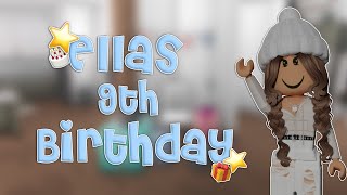 Ella's *9TH* Birthday!!! | Roblox Bloxburg Family Roleplay | **WITH VOICE**