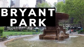 ⁴ᴷ⁶⁰ Walking NYC State of Emergency : Bryant Park, Manhattan (May 23, 2020)