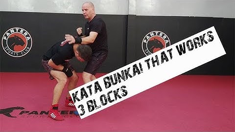 Kata bunkai that works - 3 blocks