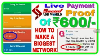 social add world payment proof, Bid2recharge live payment proof, how to sign up on, #socialaddworld screenshot 3