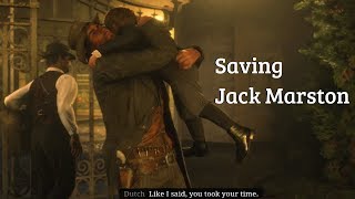 Red Dead Redemption 2 - Saving Jack Marston & Gang Party Celebration (RDR2) PS4 Pro
