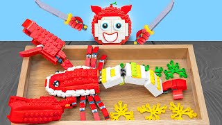 Lego Explore the Ocean: Catch and Prepare Giant Grilled Lobster | Lego Cooking Stopmotion & ASMR