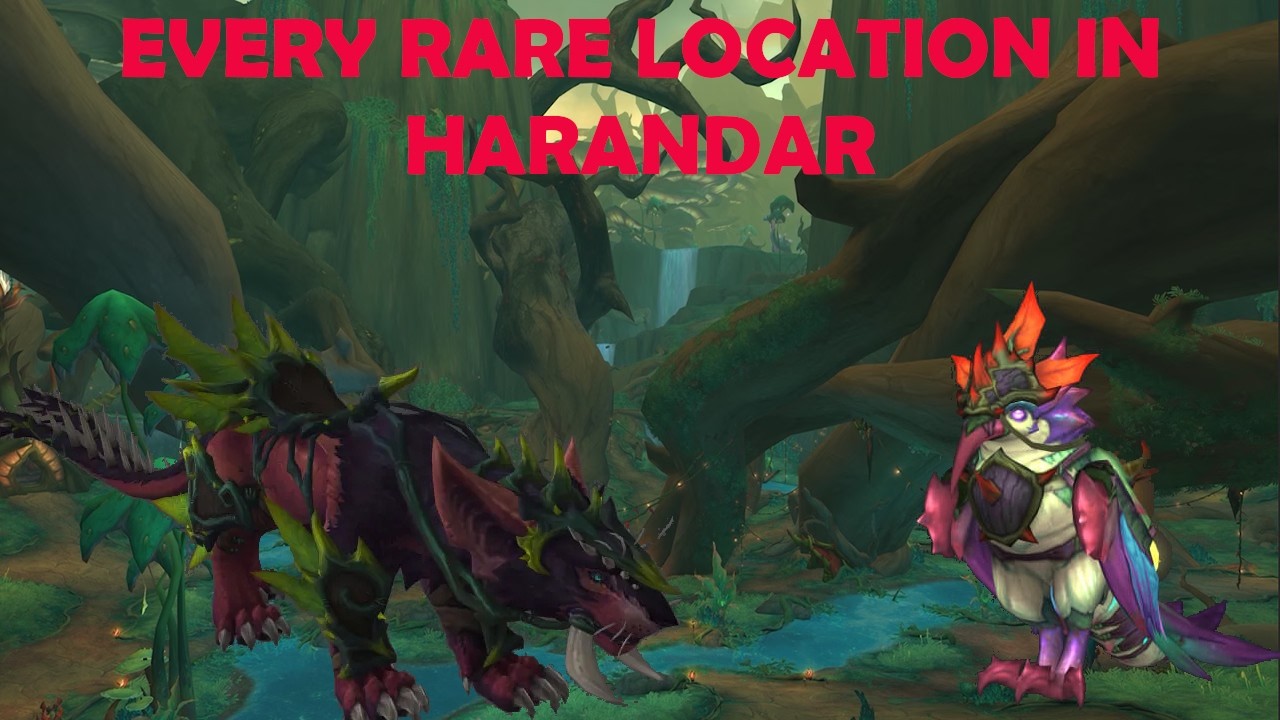 EVERY rare location in harandar | WOW [GUIDE] - YouTube
