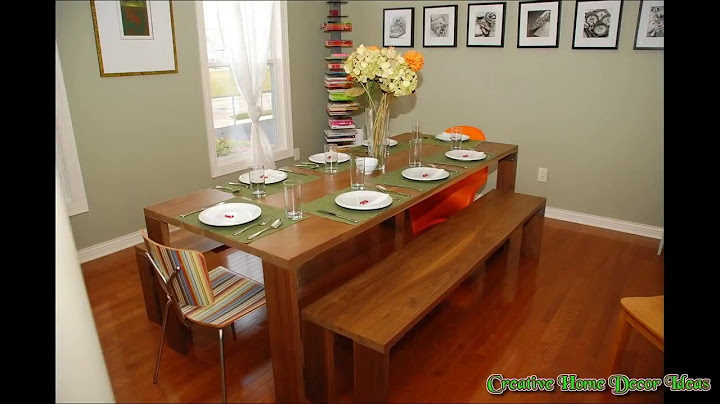 Dining room set for 6 with bench