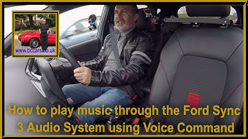 How to play music through the Ford Sync 3 Audio System using Voice Command